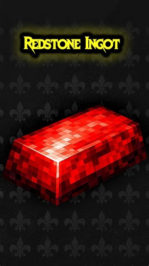 Minecraft Amazing Recipes You Didn’t Know! 🤯🔥I craft Redstone Ingot #shorts #youtubeshorts