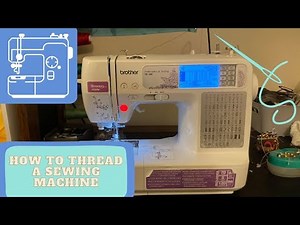 How to Thread Brother SE-400 and How to Thread Bobbin for Sewing Machine