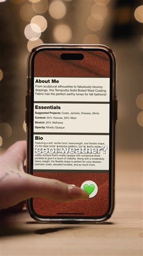 Meet your fabric soulmate this fall. 🍂 Swipe right on styles that keep you cozy, creative, and inspired all season long. | Mood Designer Fabrics