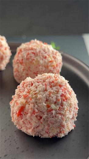 #VNVideoEditor Appetizer Raffaello - a delicious decoration for your holiday. Raffaello Expert Shares Top Holiday Appetizer Secrets! INGREDIENTS: ●Crab sticks - 240 g ●Eggs - 4 pcs ●Processed cheese - 2 pcs ●Salt ●Black pepper ●Mayonnaise - 3 tbsp ●Olives ●●●It is better to freeze crab sticks and processed cheese in the freezer for 60-90 minutes - then they are easier to grate on a fine grater!●●● Bon appetit! The recipe in your language is available in the description, 💖🇺🇦🇵🇱🇩🇪🇺🇸🇫🇰🇪�