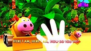 Jungle Junction Finger Family Dancing   Finger Family Cartoon   Nursery Rhyme   Full Animation