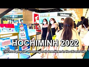 Walking to Most Popular Shopping mall in Ho Chi Minh City | Travel Vietnam 【🇻🇳4K HDR】