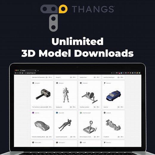 144K views · 1.2K reactions | Looking for a new 3D model to Print? Thangs has over 5 million indexed 3D models available. Try our augmented reality feature to view a model in your environment before printing. | Thangs | Facebook