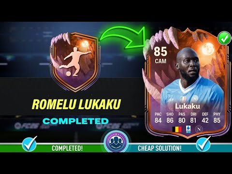 85 Ultimate Scream Romelu Lukaku SBC Solution - Cheap Solution & Tips - FC 26