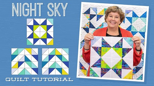 6.1K views · 216 reactions | Jenny has created one of the easiest star blocks of all: Night Sky! This pattern is made up of simple half-square triangles, but it’s just as stunning as a whole host of heavenly sparklers! Click here to watch the full tutorial: https://bit.ly/2QGTwWJ What is your favorite star block? Share with us in the comments! | Quilting Deals - Missouri Star Quilt Co | Facebook