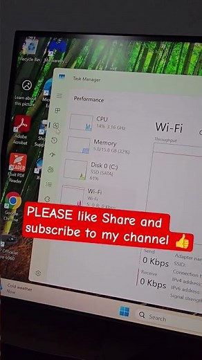 ​🚀 PC LAG FIX: Check Performance in 5 Seconds!​#PCTips #ComputerHacks #TaskManager #TechShorts
