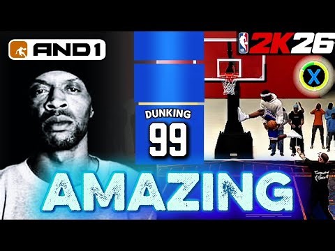 This 99 Driving Dunk "1/2 Man 1/2 Amazing" build is putting on a SHOW in NBA 2k26