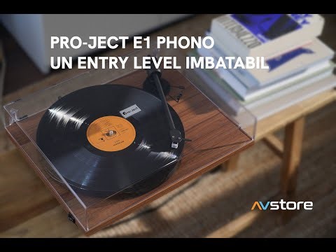 Pro-Ject E1 Phono - Un entry level imbatabil! AVstore.ro