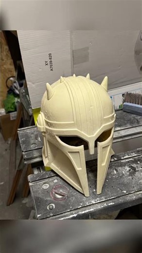 Makeing of The armorer mandalorian helmet🔥 🔥 🔥
