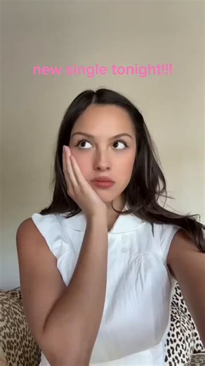 Olivia Rodrigo via TikTok.“New single tonight”