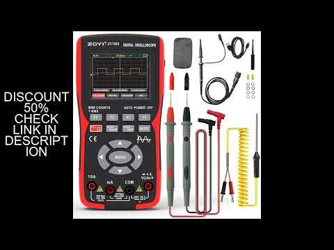 ZOYI ZT-702S 2 in 1 Handheld Digital Automotive Oscilloscope Multimeter, Single Channel 10MHZ Bandwi