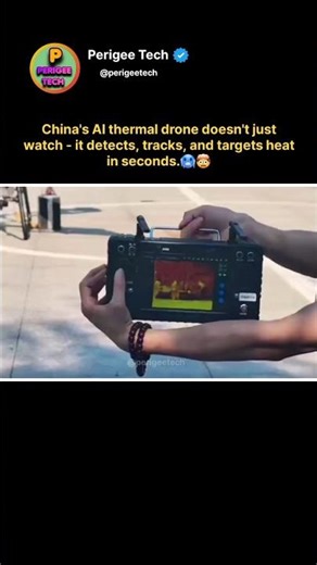 China Built a Drone That Sees in the Dark 🤯 #shorts #drone #ai #robot #thermal #infrared #chinatech