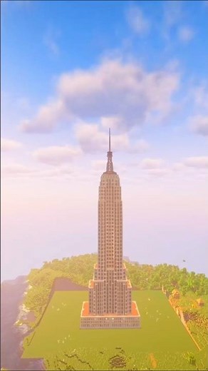 Empire State Building Minecraft Timelapse