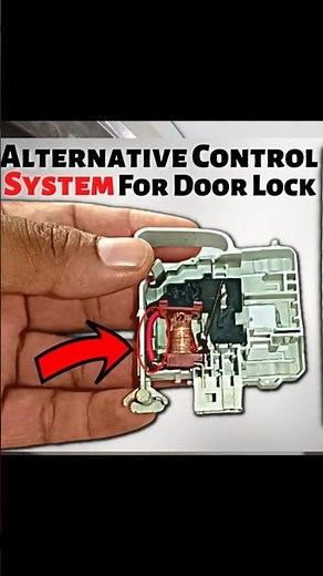 Front Load Washing Machine Door Lock Burnt