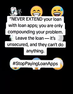 549K views · 3.7K reactions | “Never extend your loan with loan apps; you are only compounding your problem. Leave the loan — it’s unsecured, and they can’t do anything. #viral_video #fypシ #loans #loanapps #stoppayingloanapps #loansharkreview | Loansharkreview | Facebook