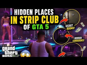 🔥 I Found SECRET Rooms Inside GTA 5’s Strip Club! 😱#gta5