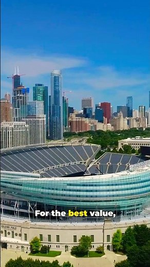 The Best Seats at Soldier Field #nfl #chicagobears #chicago