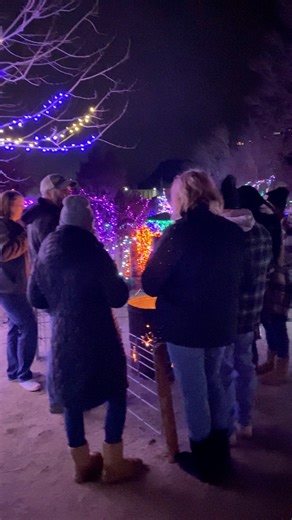 This is the time of the year where the Garden comes alive at night! Here’s a little look at the difference our lights make, as seen from the Children’s Adventure Garden. ❄️💡✨ | Idaho Botanical Garden
