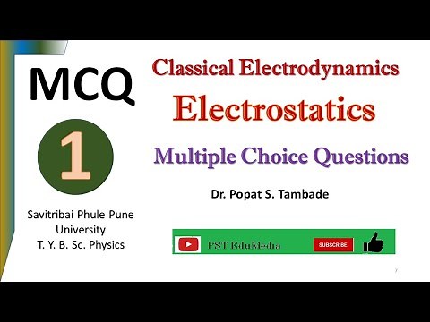 MCQ on Classical Electrodynamics | Electrostatics part 1 | IIT JAM Physics | BSc Physics |