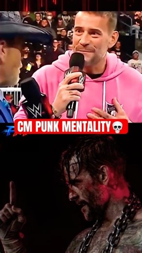 Cm punk being punk for 1min straight😂💀 #wwe #cmpunkreturn