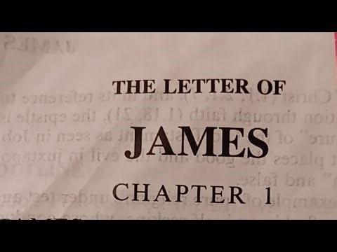 Scripture reading: The Book of James