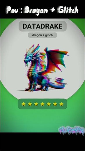 dragon + glitch🔥#animash #animalfusion #animals #shorts #trending #subscribe