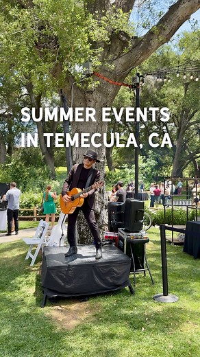 Visit Temecula on Instagram: "Summer events in Temecula Valley are in full swing. 🥂🎶🎸🌌🍦 Think wine country concerts, outdoor markets, local festivals, and sunset dinners under the stars. There’s something to enjoy nearly every day! View event details on our website (link in bio) and plan your getaway! #visittemecula #liveglassfull #visitcalifornia #summerevents #thingstodo #placestovisit"