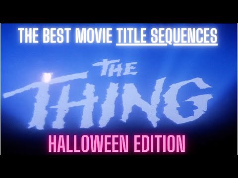 Best Horror Movie TITLE SEQUENCES | Title Sequence Compilation