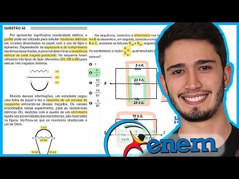 ENEM 2016 - Due to its significant electrical resistivity, graphite can be used for...