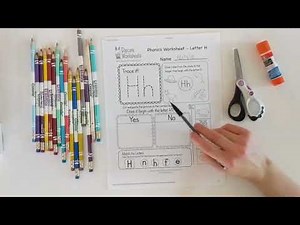 Letter "H" Phonics Lesson | Kindergarten Alphabet Activity | Preschool Alphabet Worksheet