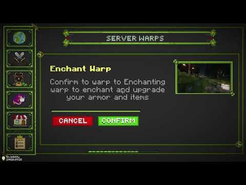 Warps Menu Showcase | Ultimate Configuration | FullScreen & Cursor