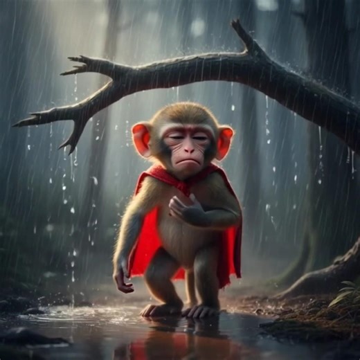 Lonely Monkey Waiting for His Mother 💔🐒 | Emotional AI Story