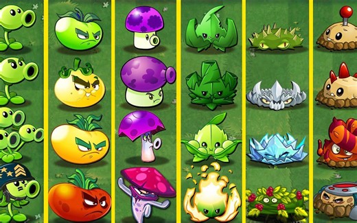 PvZ 2 挑战 - 所有植物使用1次终极技能对战40只法老僵尸
