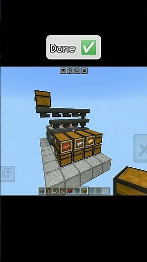 Easy auto sorter in Minecraft bedrock. #minecraft #bedrock #easy