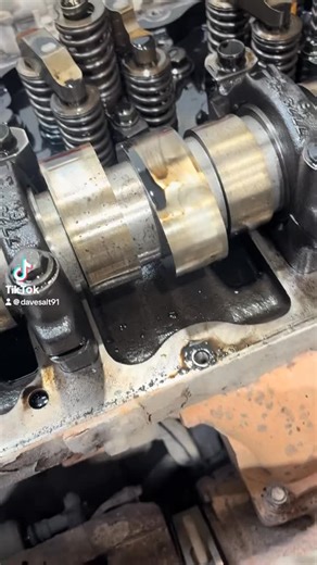 Mencavex on Instagram: "Follow @mencavex for more When your engine tries to invent its own technology... usually with disastrous results. 🤖🚗 We present to you: the self-disassembling camshaft. This critical shaft is supposed to be a single, hardened piece of steel, with solid lobes that precisely open and close the valves. This one, however, has decided that uniformity is overrated. One of the lobes has declared independence. It’s not solid anymore; it’s a loose, wobbly donut spinning freely o