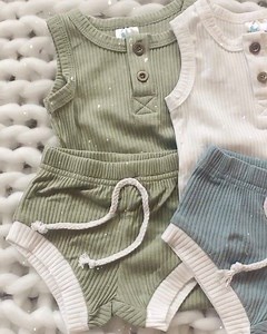 22K views · 1K reactions | Sleeveless Ribbed Tanks + Shorties are available now!  Use the code: 2020 for extra savings! | Little One Shop Co. | Facebook