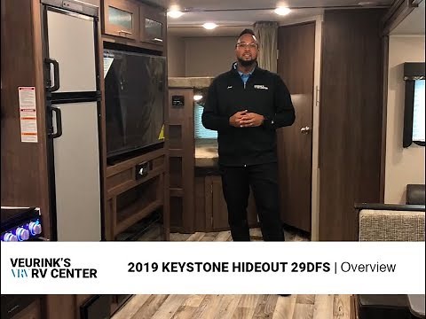 2019 Keystone RV Hideout 29DFS Bunk House Travel Trailer