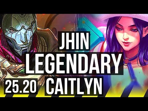 JHIN & Thresh vs CAITLYN & Neeko (ADC) | Legendary | KR Master | 25.20