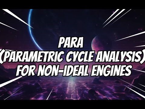 How to Download and Use PARA (ONX) Software for Parametric Cycle Analysis - Propulsion