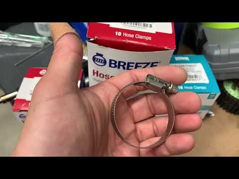 Worm Screw Type Hose Clamp. Breeze Liner , BREEZE CONSTANT-TORQUE , NORMA TORRO and Ideal