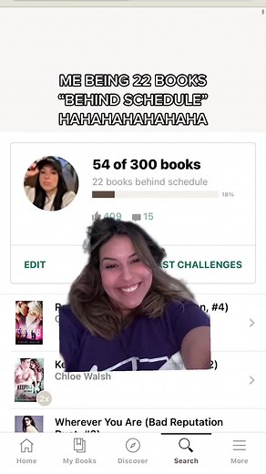 22 Books Behind My Reading Schedule - BookTok Reading Goal Update