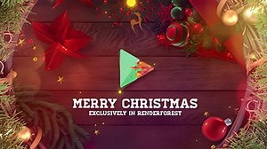 New Year and Christmas Logo (15 Second Version) | Renderforest