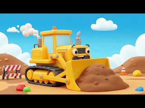 The Mighty Construction Team! || kids cartoon