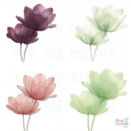 How Watercolor Tulip Clipart Can Add Elegance and Emotion to Your Creative Projects