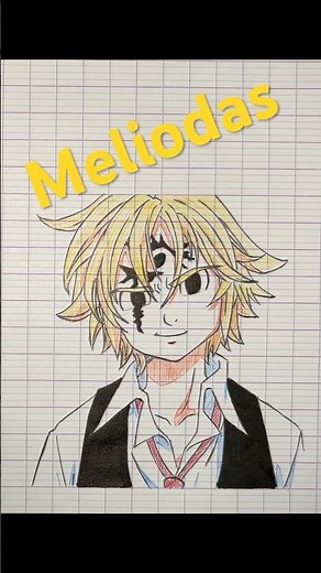 Comment dessiner Meliodas des Seven Deadly Sins #drawing #meliodas #sevendeadlysins