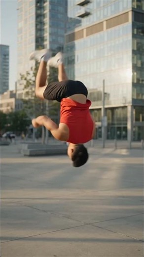 Backflip how to, the EASY way ✅ #backflip #tutorial #fitness