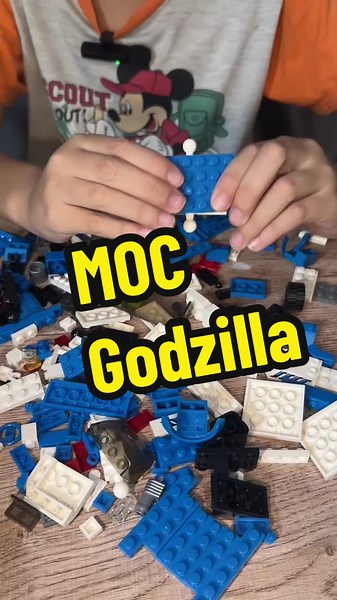 Moc Godzilla #legotiktok #legomoc #moc #godzilla