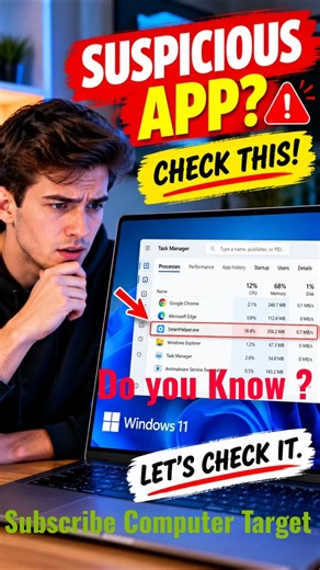 How to Check for Suspicious Apps on Windows 11 🚨 #computertips #windows11 #windowssecurity
