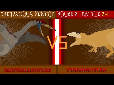 Pivot Dinosaur Battles: REBORN! - Quetzalcoatlus VS Tyrannotitan