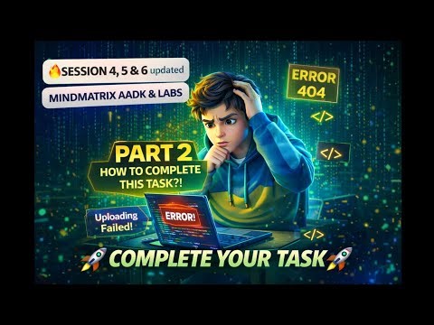 PART 2 🔥🔥| Link in Desp.. | Matrix AADK & LABS Session Task | Subscribe for more | #viral #task